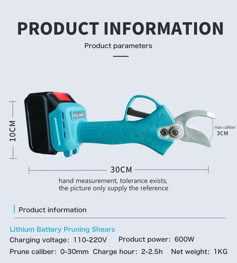 Lithium Battery Fruit Tree Pruning Machine Chargable Garden Tools