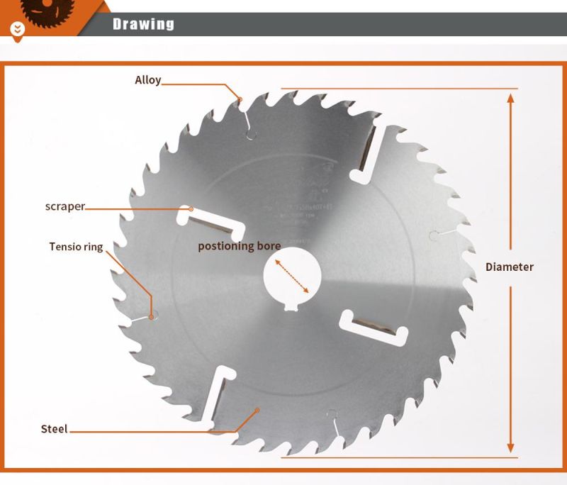 Woodworking Blades Tct Circular Saw Blade for Cutting Spurce