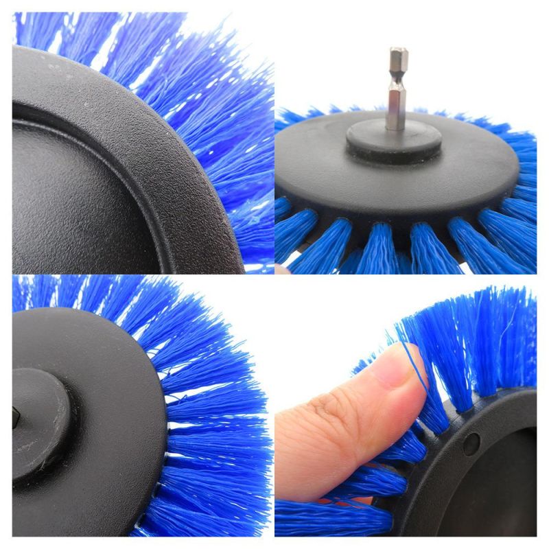 3.5 Inch Blue Electric Drill Gap Brush Kitchen Floor Gap Cleaning