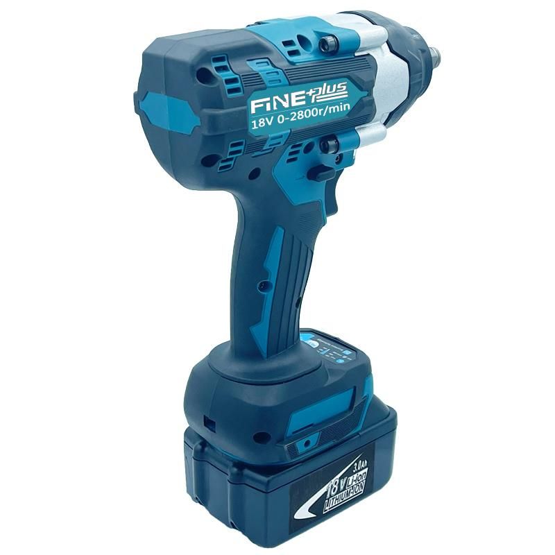 Brushless Impact Wrench 1/2 Inch Power Tools 18V Battery