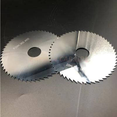 Gw Carbide -Circular Saw Blade 63X2.0X16X80t Solid Tungsten Carbide Circular Saw Blade /Carbide Slitting Saw with High Quality