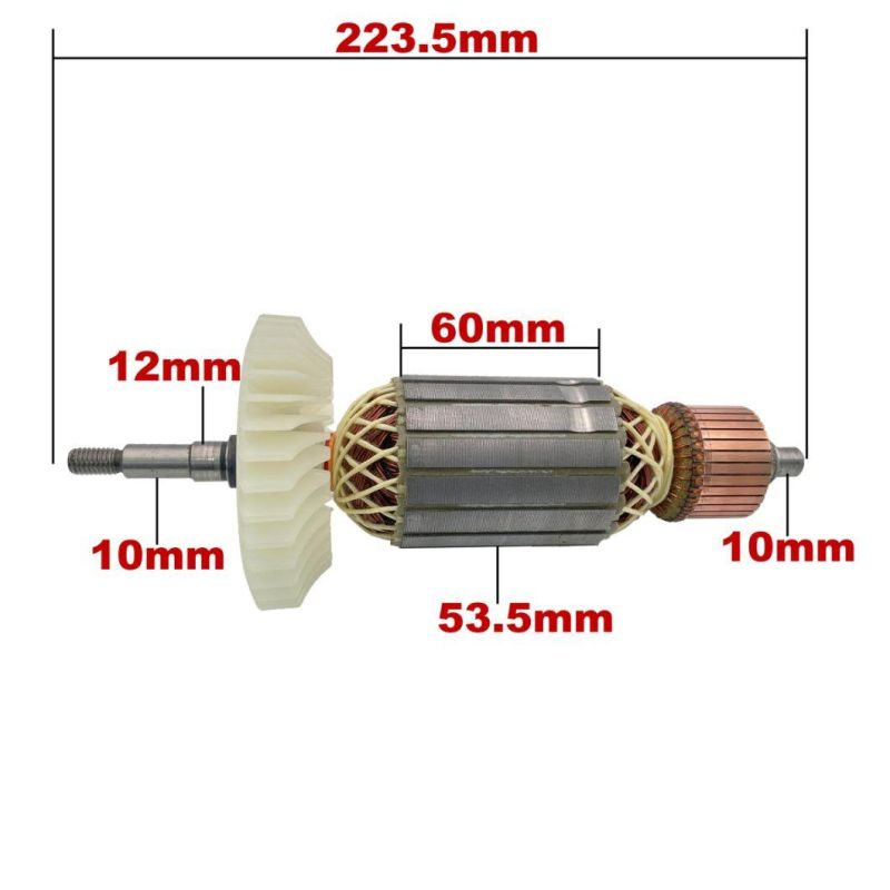 AC220V-240V Armature Rotor Anchor Replacement for Hitachi Demolition Hammer