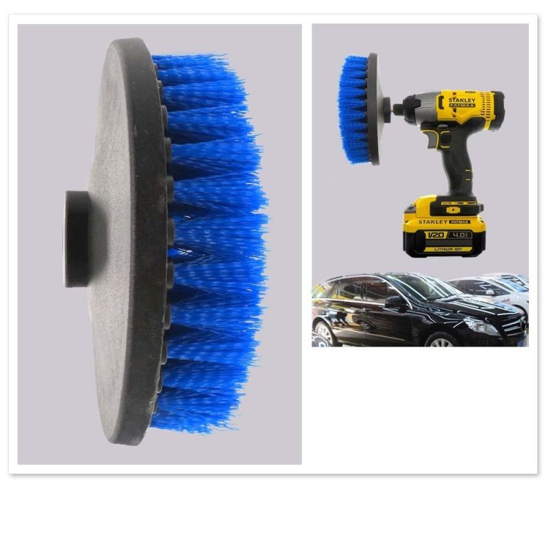 Electric Cleaning Brush 6 Inch Hollow Rodless M14-2 Blue Electric Cleaning Brush Head