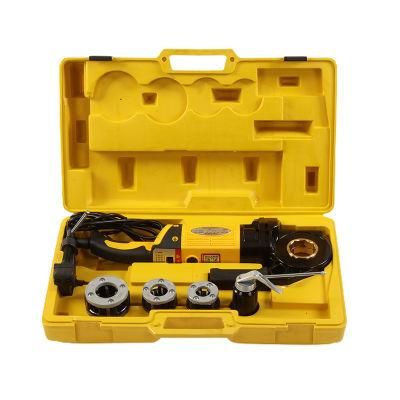 Hongli Manual Pipe Threading Portable Electric Steel Pipe Threader Set for 1 1/4 Inch