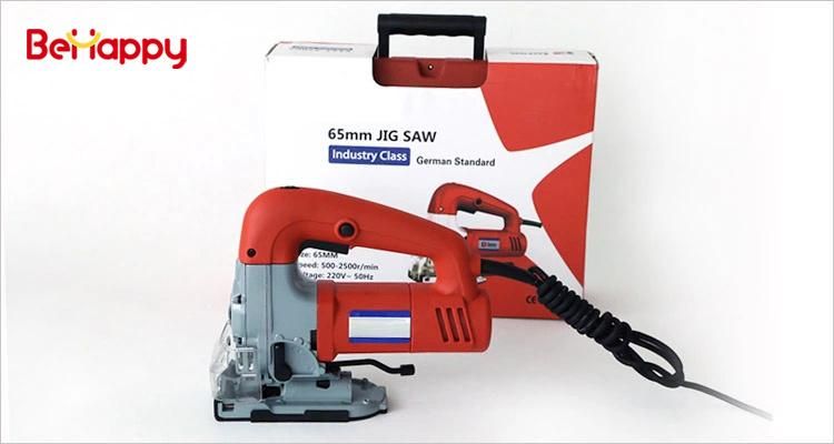 Behappy Profession Level 65mm 600W Electricjig Saw Machine for Wood Cutting