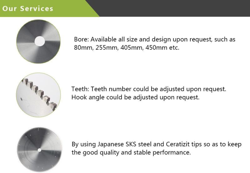 Customization Round Cutting Blade Saw Blade for Cutting Aluminum
