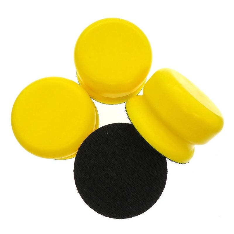 Cross-Border Supply 90mm Manual Round Polishing Disc Self-Adhesive Flocking Sandpaper Sanding Disc Sand Disc Car Polishing