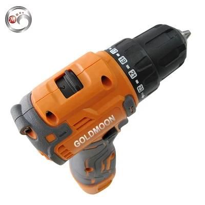 Goldmoon Cheap 12V Cordless Price Drill 20V Power Brushless Impact Multifunction Electric Portable Cordless Drill