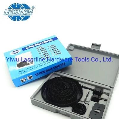 16PCS Wood Hole Saw for Woodworking Combination