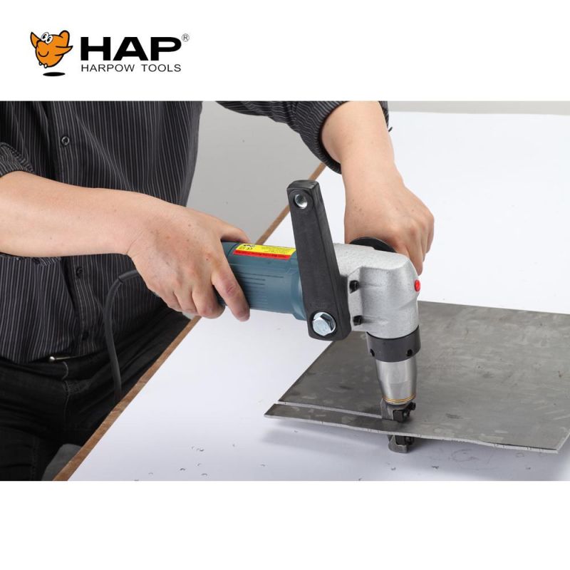 Double Head 18V Li-ion Battery Cordless Metal Nibbier Metal Sheet Shears Electric Nibbler Machine