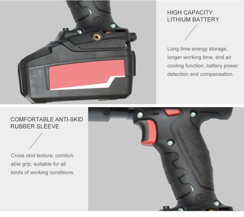 Hot Selling High Quality Battery Charging Battery Cordless Torque Wrench-Brdc