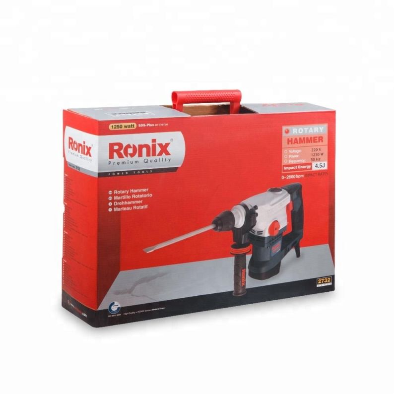 Ronix in Stock Model 2732 32mm 1250W Electric Corded Demolition Power Tools Rotary Hammer Drill