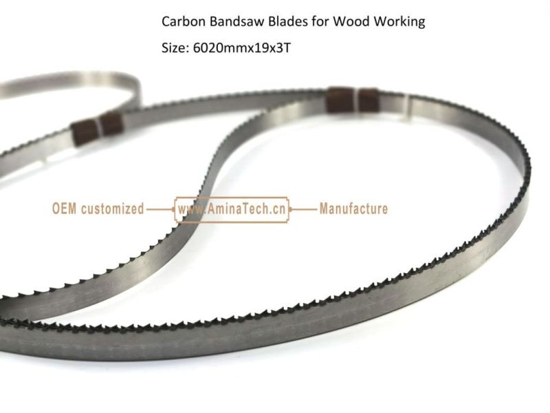 Carbon Band Saw Blades for Wood WorkingSize: 6020mmx19x3T