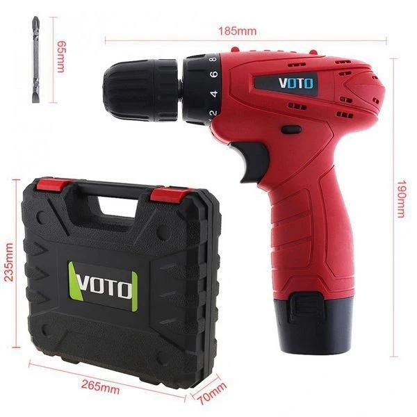 12V Multifunctional Lithium Battery Home Rechargeable Hand Drill