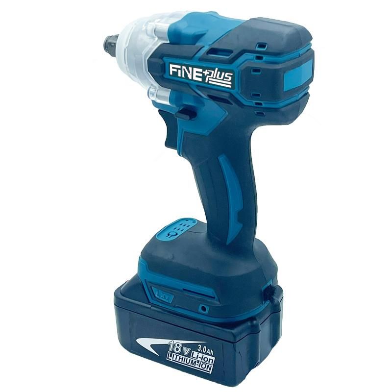Brushless Cordless Impact Wrench 1/2 Inch 18V Battery
