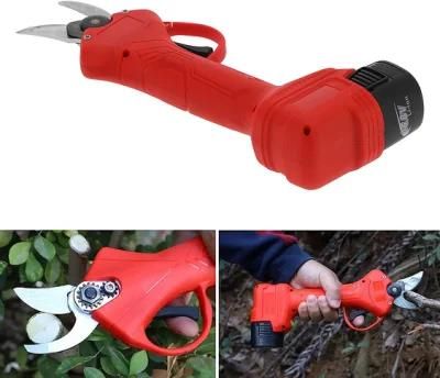 4-8h Personalized Garden Tools Durable Pruning Shear Garden Secateurs with Finger Protection Electric Pruning Scissors