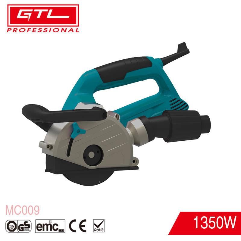 1350W Electric Wall Chaser 125mm Groove Cutter with Soft Start
