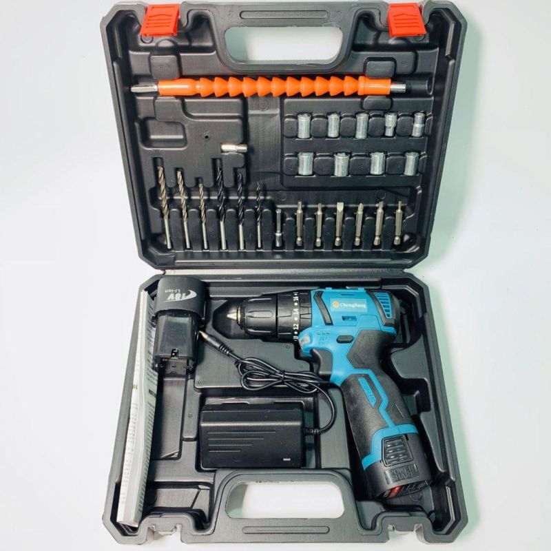 12V Electric Drill Power Toolkit for Woodworking, Cordless Electric Screwdriver Set, Multi-Function Charging Mini Powerful Drills