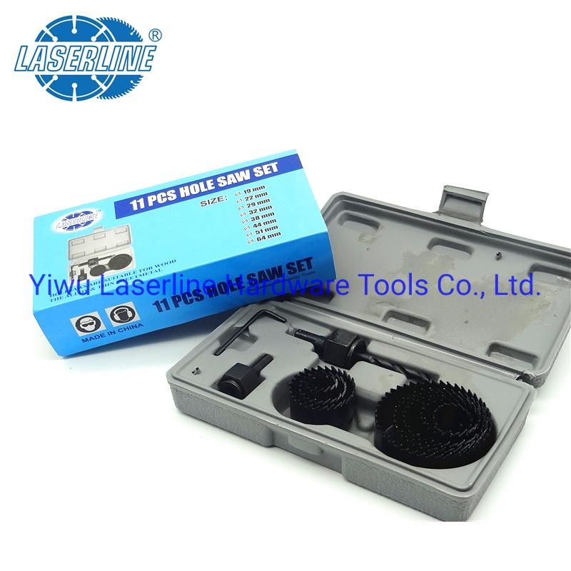 11PCS Wood Hole Saw for Woodworking Combination