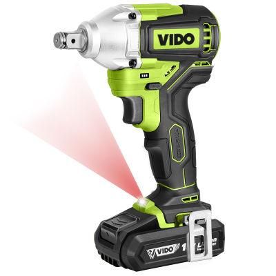 Vido 18V 300n. M Li-Lon Battery Brushless Impact Wrench