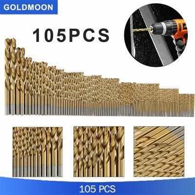 Goldmoon 105PCS Cobalt Drill Bits Set for Stainless Steel Metal HSS-Co Cobalt 1.5-10mm