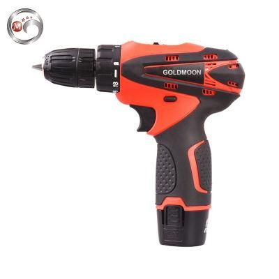 Goldmoon Lithium Battery Powered Screw Driver High Performance Durable 12V Cordless Drill