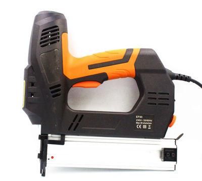 Durable Electric Brad Nailer Nail Gun 18gauge for Furniture Fixtures Upholstery with CE (EF50)
