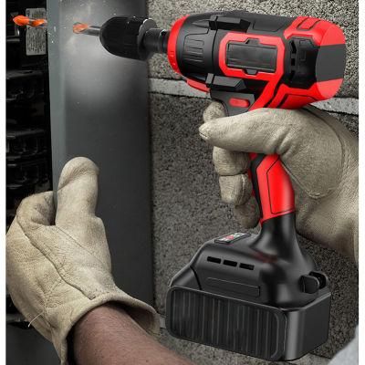 Impact Air 1&quot; Cordless Heavy Duty High Quality for Sale Power Tools Torque Multiplier 1/2&quot; 3/4 Wheel 1/2 Socket Electric Wrench