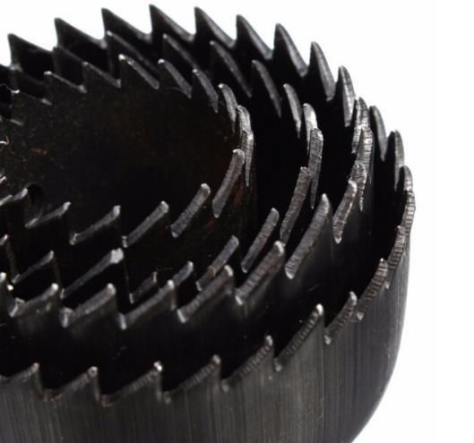 12PCS Carbon Steel Hole Saw Set in Plastic Box