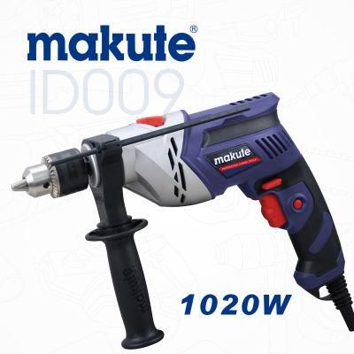 Makute Electric Impact Drill with Drill Bits 13mm Key Chuck