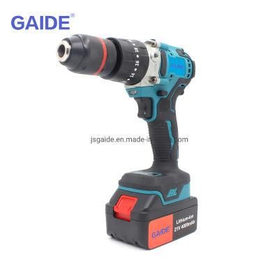 Cordless Impact Drill with Hammer 4.0ah Long Run Working