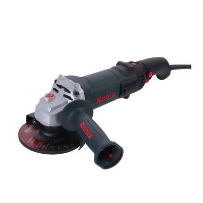 Ronix China Professional Customizable 115mm 880W Electric Angle Grinder