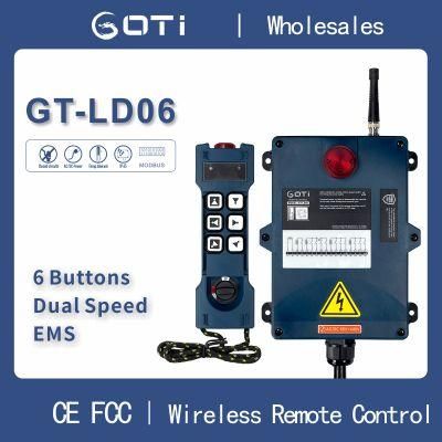 Gt-Ld06 2 Speed Buttons Industrial Wireless Crane Remote Control