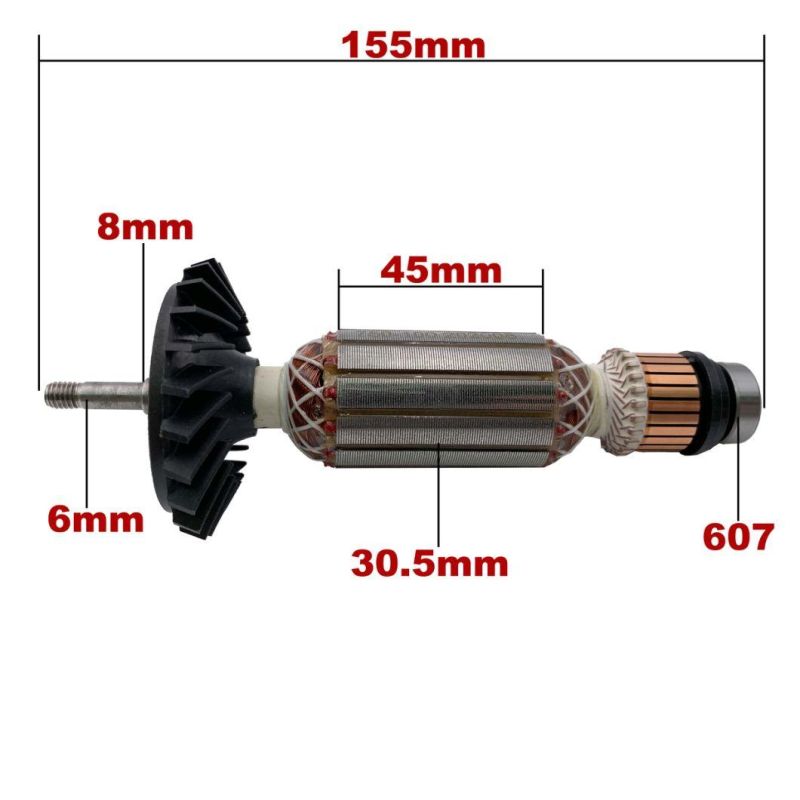 220V-240V Armature Rotor Anchor Replacement for Bosch Angle Grinder