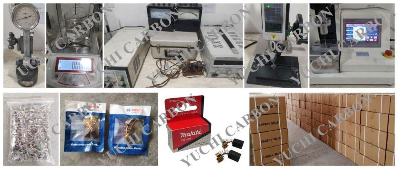 Electric Motor Parts of Carbon Brush/Cheap Pair of Carbon Brush for Mechanical Transmission Parts