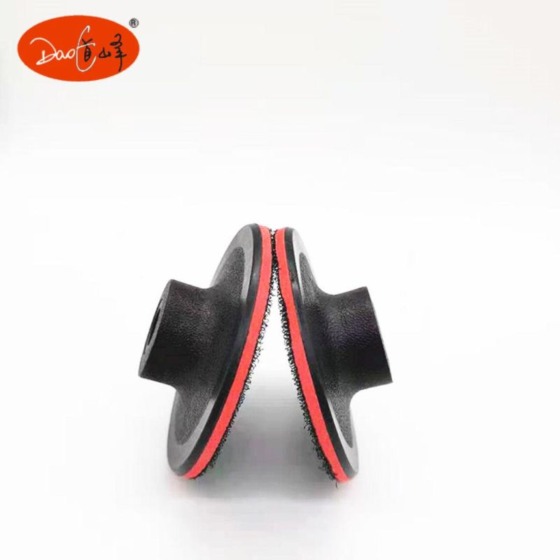 Daofeng 3inch Sanding Disc Backing Pad Black&Red
