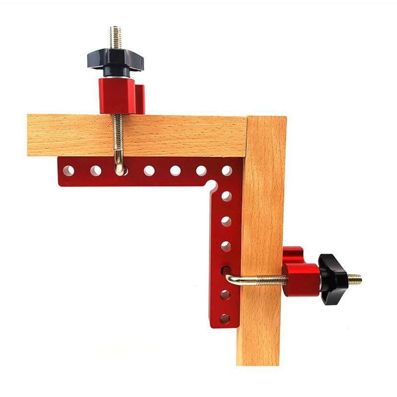Positioning Squares Alloy Right Angle L Block Woodworking Carpenter with Fixing Clip 90 Degree Clamp 100120140 mm Electric Tools Drill Parts