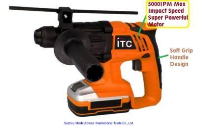 18V Super Powerful Lithium-Ion Battery Cordless Rotary Hammer
