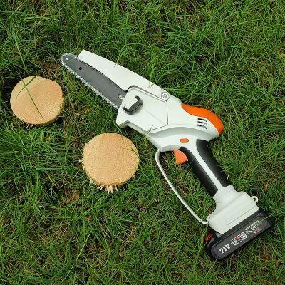 Mini Lithium Chainsaw 6 Inch Rechargeable Hand Battery Chain Saw