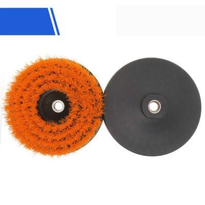 Electric Cleaning Brush 6 Inch Hollow Rodless M14-2 Orange Electric Cleaning Brush Head