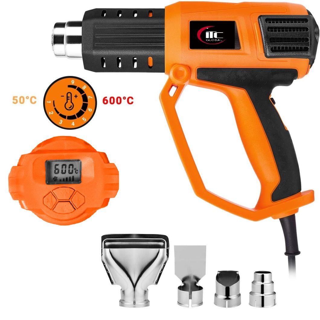 Phhg004 Powerful Electric Heat Air Gun with LCD Digital Display