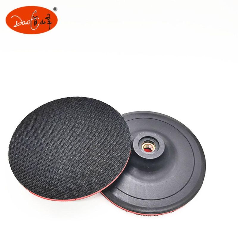 Daofeng 3inch Sanding Disc Backing Pad Black&Red