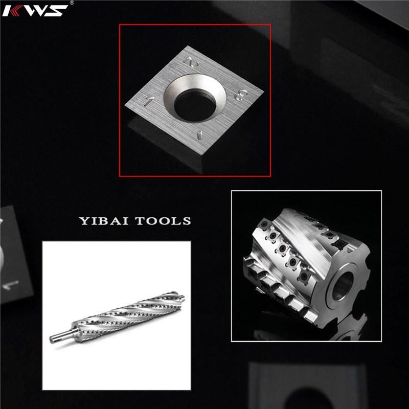 Kws Carbide Inserts for Wood Planer and Helical Cutter Heads Indexable Spiral Cutter Heads