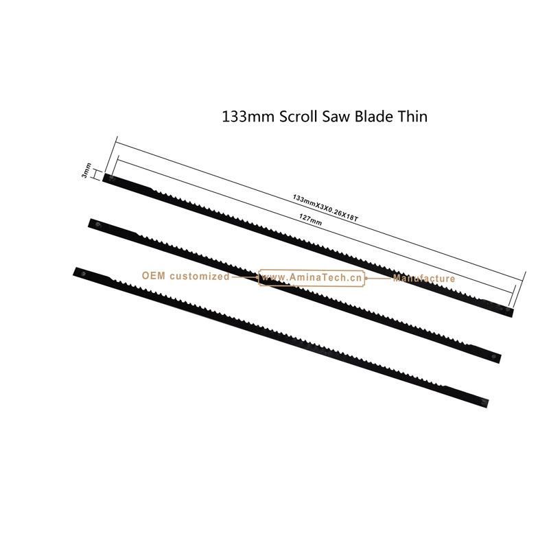 Aminatech 133mm Scroll Saw Blade Thin,Power Tools,Jig Saw Blade