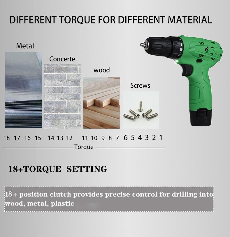 Nextop Lithium Battery Powered Electric Cordless Screwdriver Drill