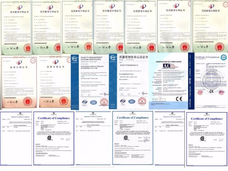 8mm-50mm Pipe Chasing Machine CSA and Ce Certificate