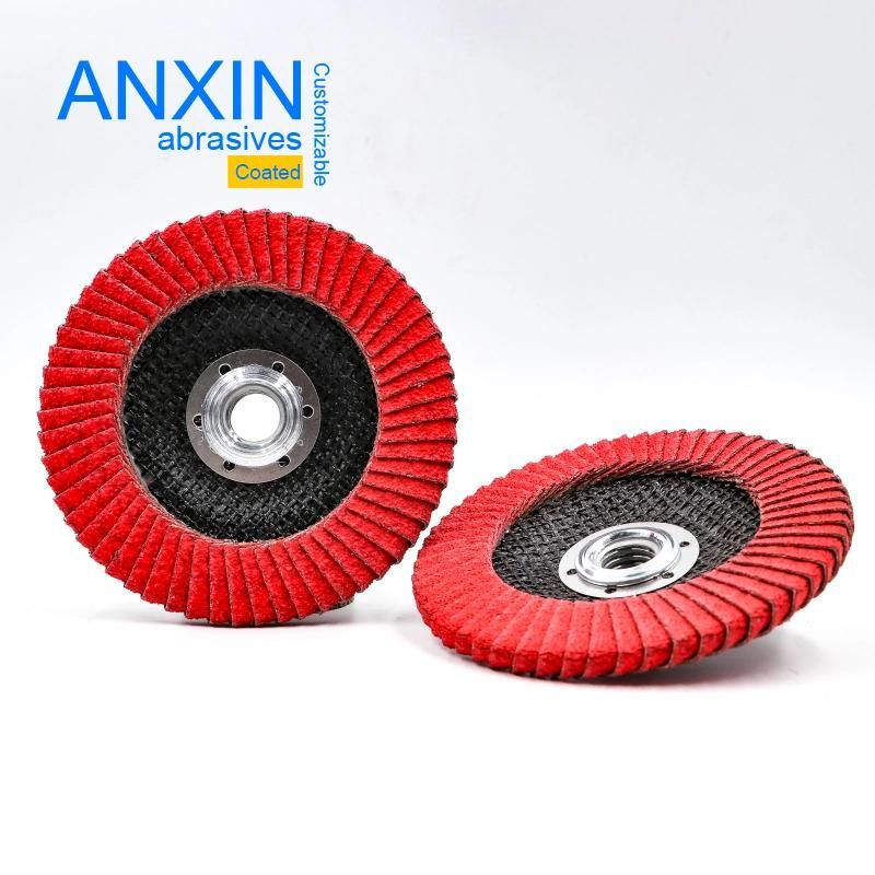 Curved Flap Disc 5/8" -11 Metal Screw 115mm Xk850