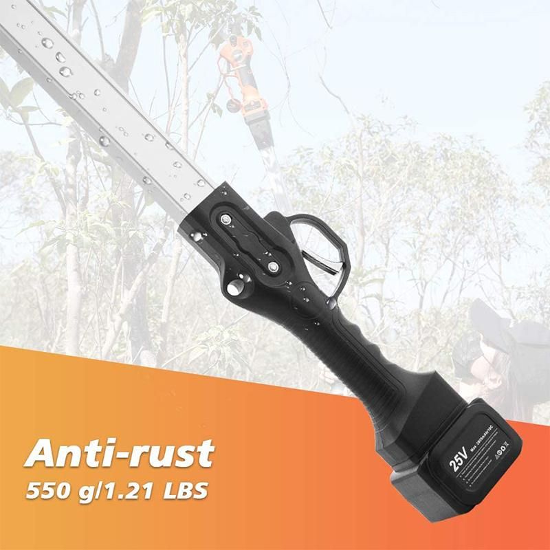 32 Inch Garden Tool Accessory Foldable Electric Pruning Shear 3 Stage Sturdy Aluminum Alloy Rod Extension Pole