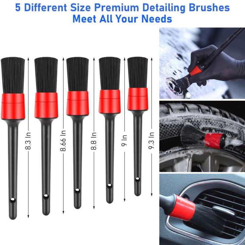 Cross-Border Supply Car Beauty Cleaning Tool 20 Sets of Car Interior Cleaning Detail Brush PP Electric Drill Brush Head