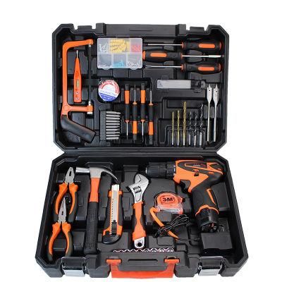 Auto Car Repair Power Hardware Hand Tools Kit Household Electric Impact Drill Bit Electrical Maintenance Toolbox Set for Sale